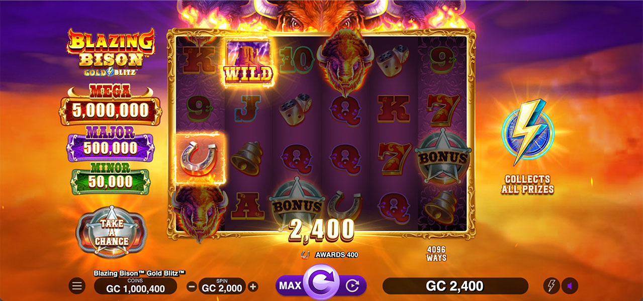 Blazing Bison Gold Blitz